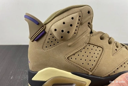 FD1643-300 6 Breathable Gore-Tex Kelp Brown 602  (Women's) Retro Jordan 0620